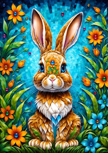 Enjoy Puzzle Garden Bunny (1000)
