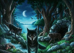 Ravensburger Puzzle Escape - Curse of the Wolves - 759 Teile Tiere