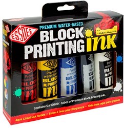 Essdee Essdee Lino Ink Set 5x100 ml Primär