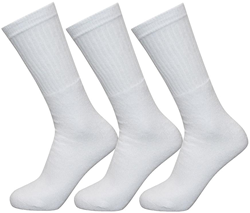 Exceptio Sportsocken weiß 3er Pack - bequeme Crew Socken
