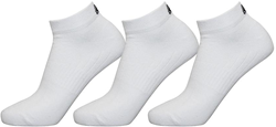Exceptio Sportsocken Trainer Weiß 3er Pack - Atmungsaktiv und bequem
