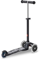 Mini Micro Scooter Deluxe ECO Schwarz LED