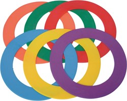 Spordas Donut Boden Spielzeug Set - 6 Stück PVC Anti-Rutsch Marker