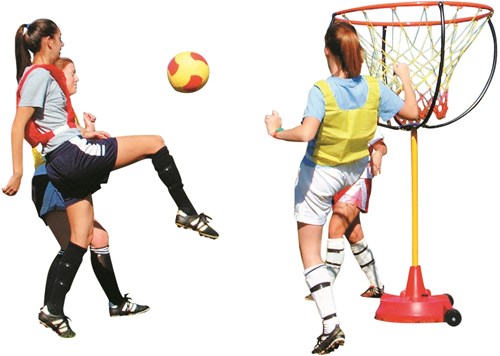 Foot-Basket Game Goal-2