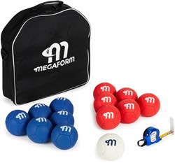 Megaform Boccia Set - inklusive weiche Bocciakugeln und Tragetasche