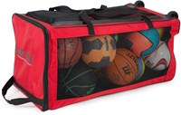Spordas sac de sport Big Red Megabag avec 11 compartiments et roulettes-3