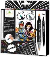 Sycomore Manga - 10 Marqueurs à alcool + 1 Feutre fin