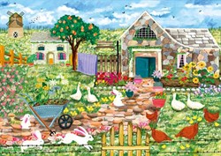 Magnolia Puzzle Bauernhof 1000 Teile - buntes Puzzlespaß