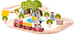 BigJigs Farm Train Set