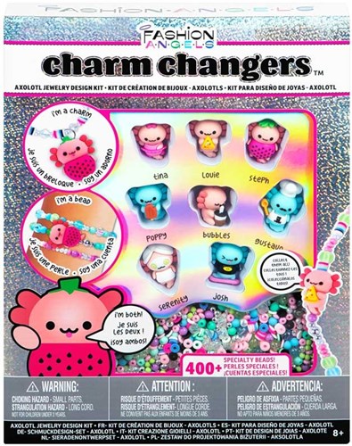 Fashion Angels Schmuck Bastelset Axolotl League - bunte Perlen und Charms