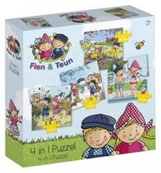 Fien und Teun 4-in-1-Puzzle 19201
