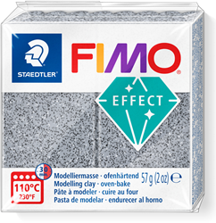 Fimo Modelliermasse Effect Granit Grau 57g ofenhärtend kreativ