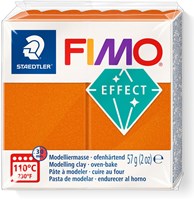 Fimo Modelliermasse metallic orange 57g ofenhärtend kreatives Spielzeug
