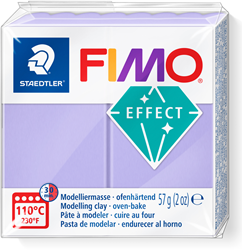 Fimo pâte à modeler soft lilas 57g - argile polymère créative