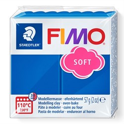 Fimo pâte à modeler Soft Pacific Blue 57g cuisson au four