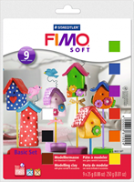 Fimo pâte à modeler set de démarrage Soft 9 couleurs cuisson créative