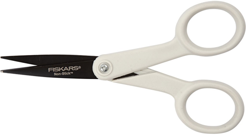 Fiskars Schere Non-stick 12cm - Universalschere für Basteln und Schule