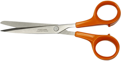 Fiskars Universalschere orange 17 cm für Basteln und Hobby