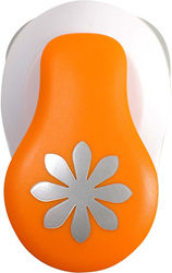 Fiskars Blumen Motivstanzer - Kreatives Bastelwerkzeug weiß 25 mm