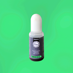 Fleur encre alcool époxy vert néon 10 ml - peinture créative