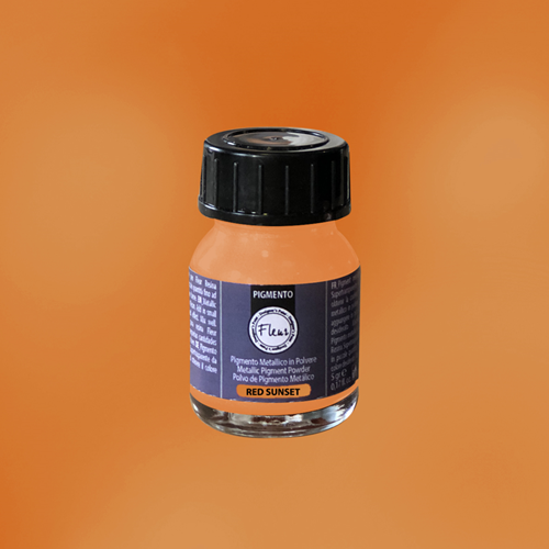 Fleur poudre pigment époxy 5 grammes rouge - peinture loisir créatif