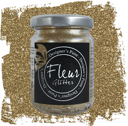 Fleur paillettes 90 g champagne pour résine époxy et loisirs créatifs