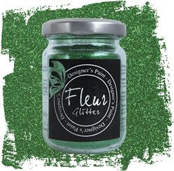 Fleur Glitter Jadegrün 90g Epoxidharz Bastelmaterial
