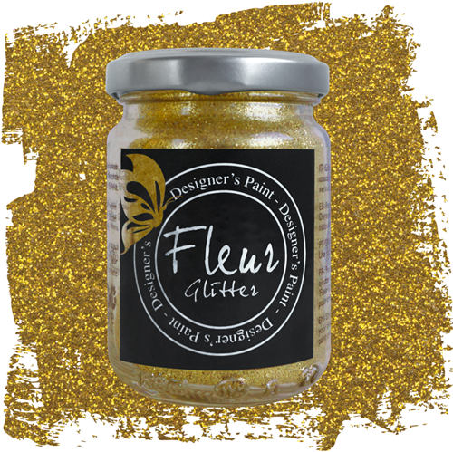 Fleur Glitterpulver 90g Royal Gold Epoxidharz Basteln