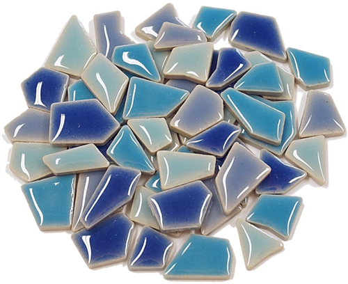Colourful Mosaics Flip Mini Mix Blauw 100 gr