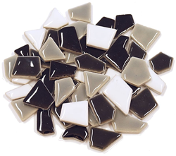 Colourful Mosaics Mosaiksteine Mini Mix Grau 100 g Bastelspielzeug