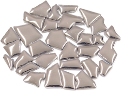 Colourful Mosaics Mosaikspielzeug Flip Mini Uni Silber 100 g mehrfarbig