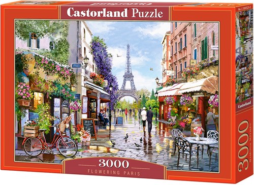 Castorland Flowering, Paris - 3,000 pieces-2