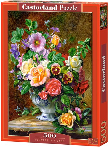 Castorland Legpuzzel Flowers in a Vase, 500st.-2