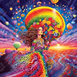 Yazz puzzle Fly With Flowers - puzzle 1023 pièces multicolore