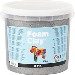 Foam Clay pâte à modeler argent métallisé 560g - jouet créatif