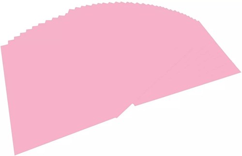 Folia Folia Gekleurd Papier A4 130 gr 100 Vel Roze