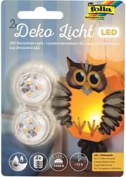 Folia Folia LED 2x Decolicht incl. 4 batterijen