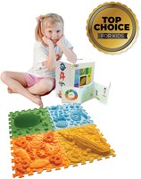 Ortoto Tapis de puzzle de massage sensoriel Herbe boîte 8 pièces-2