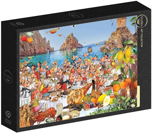 Grafika Puzzle Corsica 1000 Teile François Ruyer Puzzlespiel-2