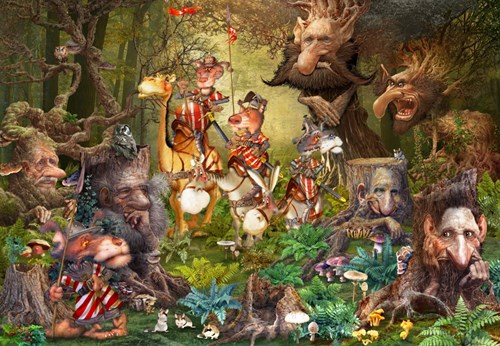 Grafika Puzzle François Ruyer Trolle 1000 Teile Erwachsene Karton