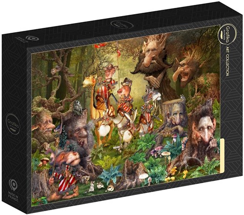 Grafika Puzzle François Ruyer Trolle 1000 Teile Erwachsene Karton-2