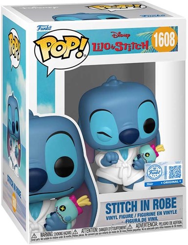 Funko figurine Disney Stitch en peignoir - Lilo & Stitch Pop!