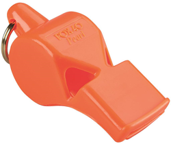 Fox 40 Pearl Safety Whistle and Strap - Orange -