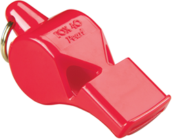Fox 40 Pearl Safety Whistle and Strap - Red -