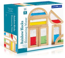 GuideCraft Regenboog blokken water