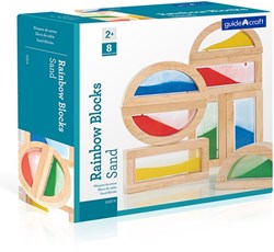 GuideCraft Regenboog blokken zand