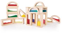Guidecraft Holzbausteine Regenbogen Spielset - pädagogisches Spielzeug-2