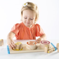 Guidecraft jouet éducatif fractions de cercle jeu en bois