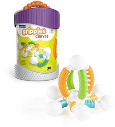 Guidecraft jouet magnétique Grippies Curves - jouet de construction éducatif