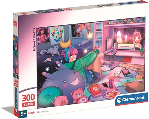 Clementoni Puzzle - Game Lovers - 300 Teile - bunte Kinderpuzzle ab 9 Jahren-2